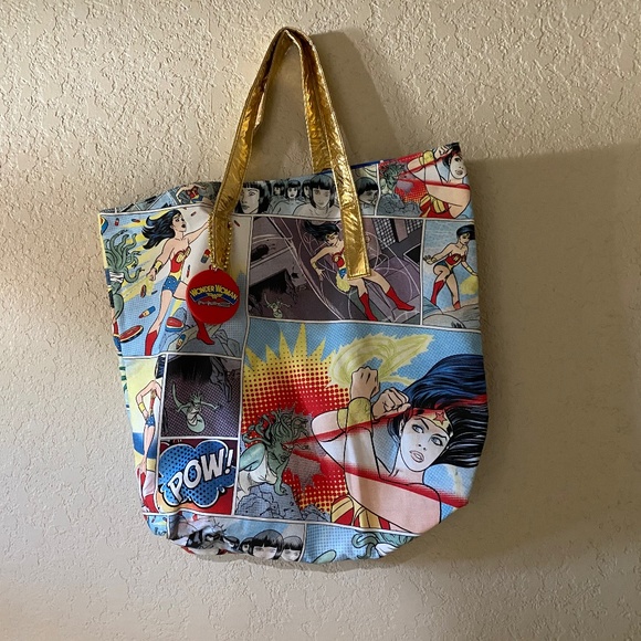 MAC Cosmetics Makeup Mac Cosmetics Wonder Woman Dc Comics Tote Bag